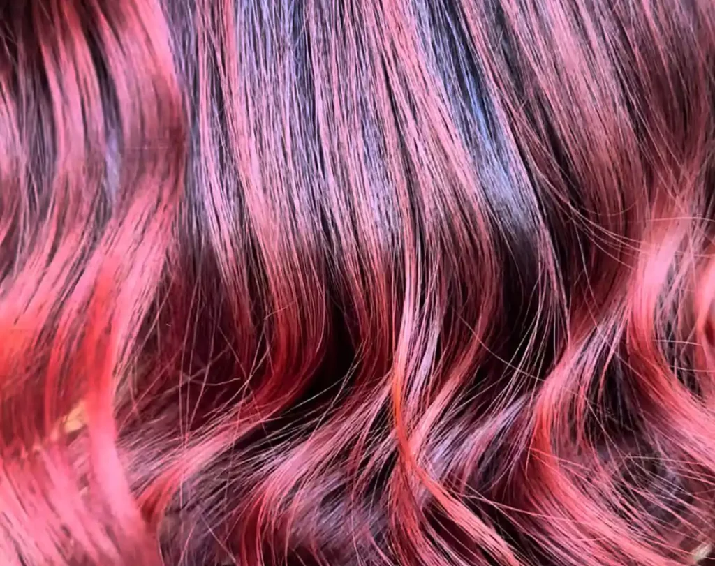 Coloration rose cuivré wavy – Salon de coiffure Metz – Espace-Coiffure Mondorf