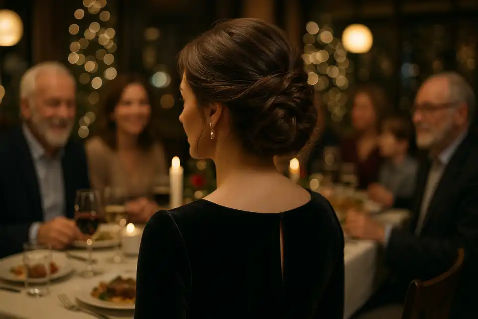 Idées de coiffure élégantes pour les fêtes de fin d’année 