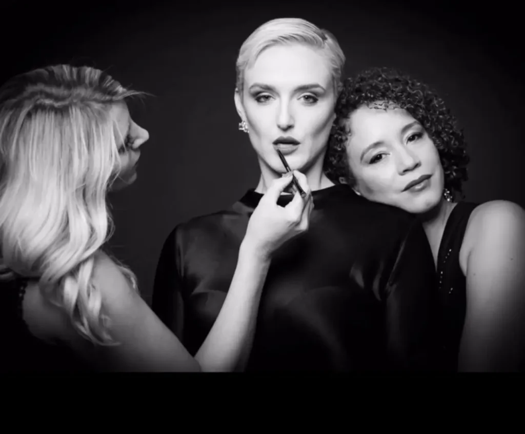 Portrait artistique en noir et blanc – coiffure et maquillage – Salon de coiffure Weiler-la-Tour – Espace-Coiffure Mondorf