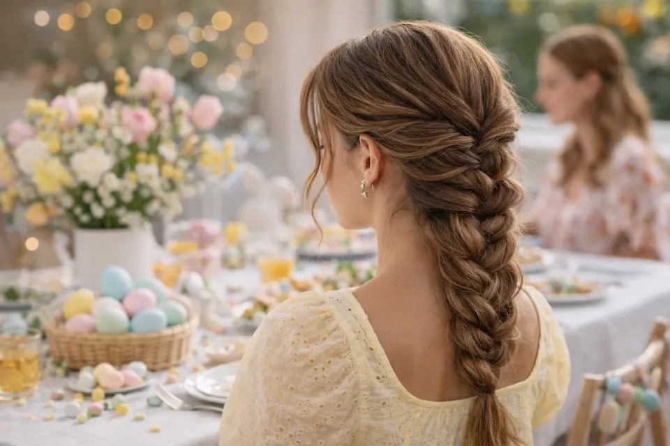 Coiffures de Pâques : 7 idées chics en 10 min (brunch, famille, dernière minute)